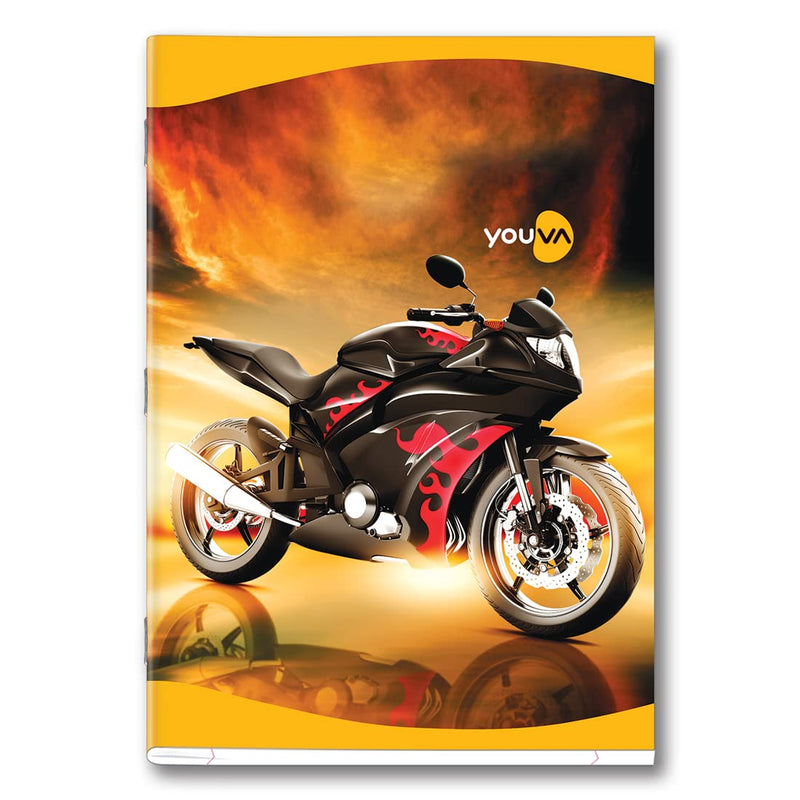 Navneet YOUVA Soft Bound Long Book - A4, 228 Pages (Pack of 6)