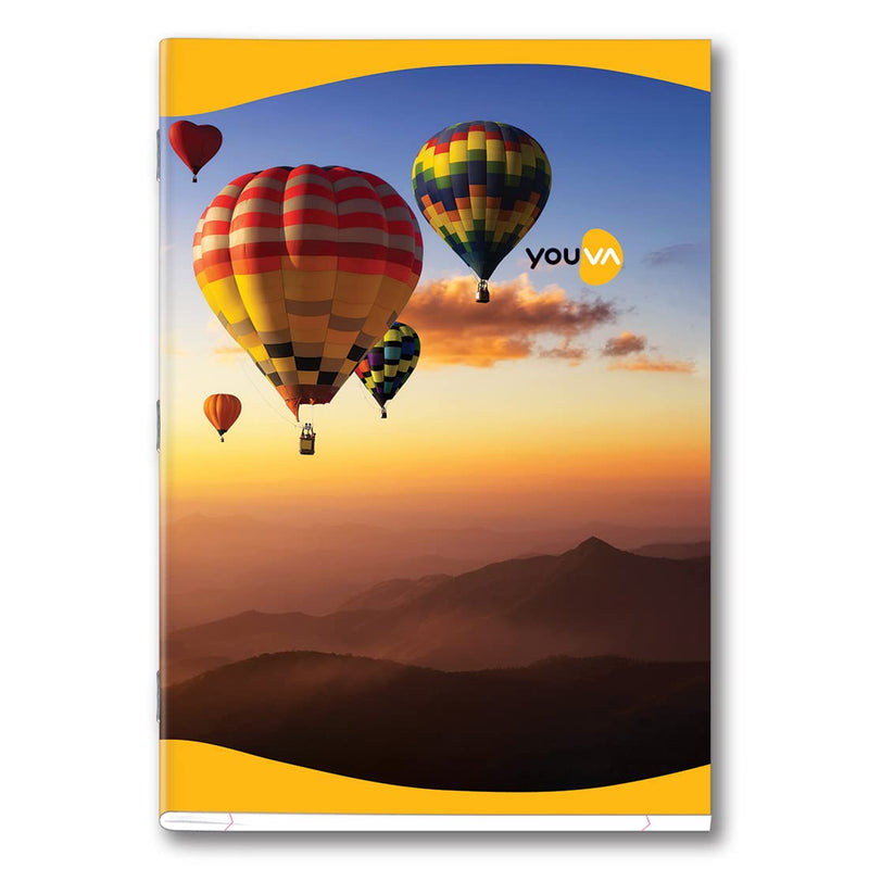 Navneet YOUVA Soft Bound Long Book - A4, 228 Pages (Pack of 6)