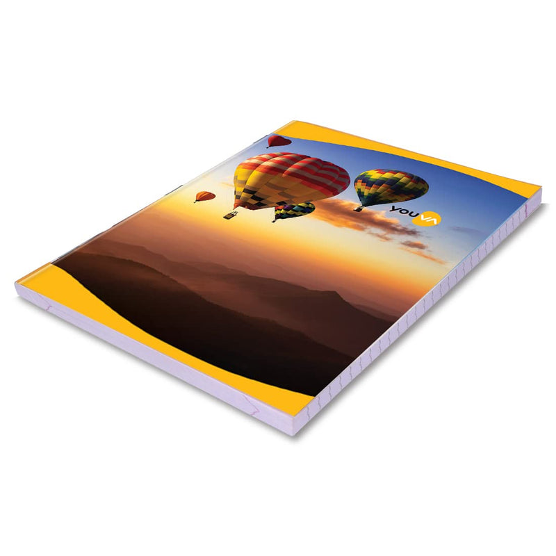 Navneet YOUVA Soft Bound Long Book - A4, 228 Pages (Pack of 6)