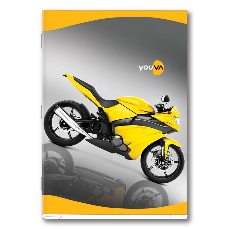 Navneet YOUVA Soft Bound Long Book - A4, 228 Pages (Pack of 6)