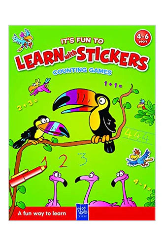 Fun Learn Stickers Count (Its Fun To Learn With Stickers) by Yo Yo Books in Paperback