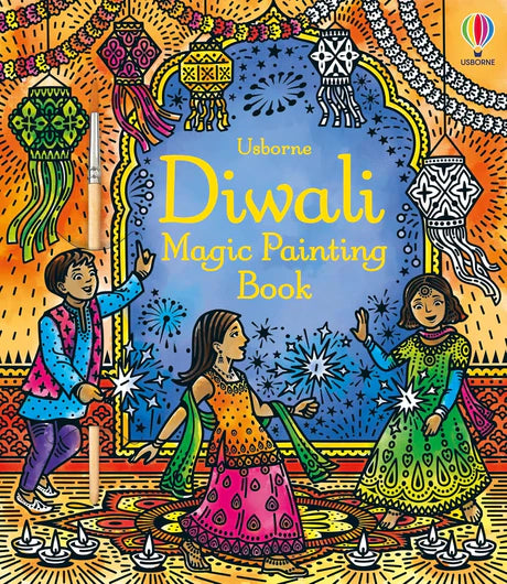 Diwali Magic Painting Book by Sam Baer in Paperback