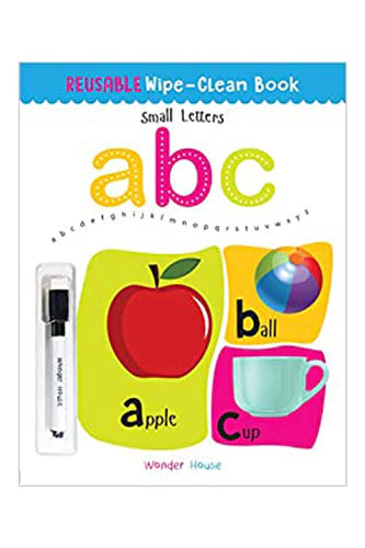 Reusable Wipe And Clean Book - Small Letters by Wonder House Books in Paperback