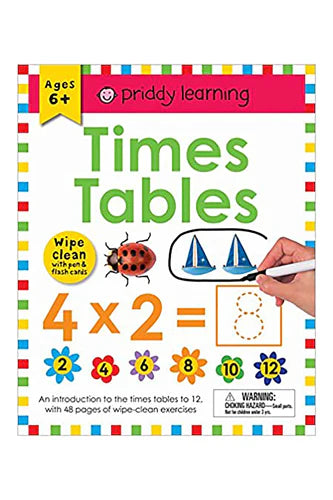 Wipe Clean : Times Tables by Roger Priddy in Paperback