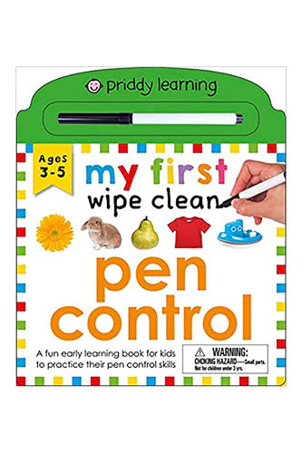 My First Wipe Clean: Pen Control by Roger Priddy in Paperback