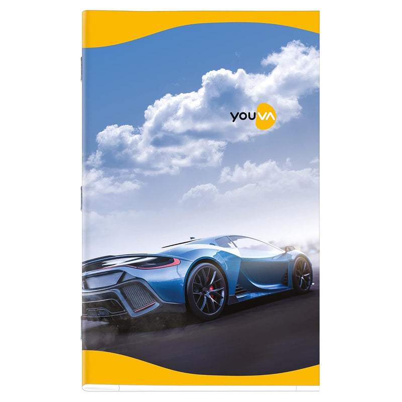 Navneet YOUVA Soft Bound Long Notebook - 172 Pages (Pack of 6)