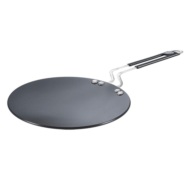 Prestige Harteloxiertes Roti/Chapati Tawa (Aluminium) | Breite Basis mit 24,5 cm 