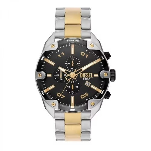 Diesel Spiked Two Tone Watch DZ4627
