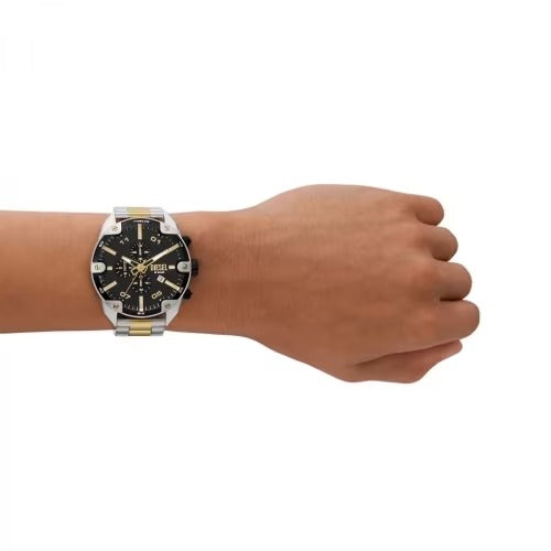 Diesel Spiked Two Tone Watch DZ4627