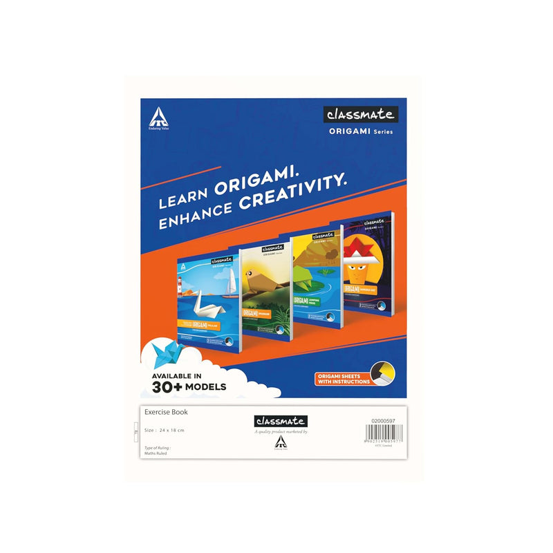 Classmate Notebook - 240mm x 180mm, Soft Cover, Maths Ruled Visit the Classmate Store