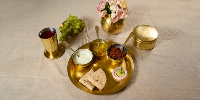 Handmade Brass Plate | Brass Cookware