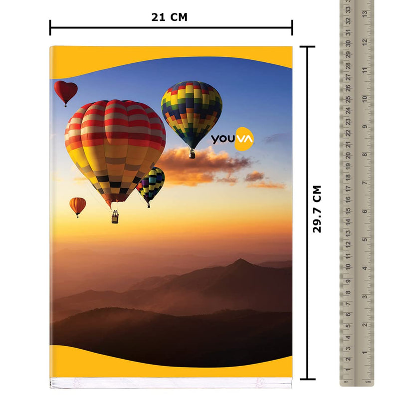 Navneet YOUVA Soft Bound Long Book - A4, 276 Pages (Pack of 6)