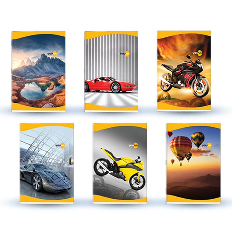 Navneet YOUVA Soft Bound Long Book - A4, 276 Pages (Pack of 6)