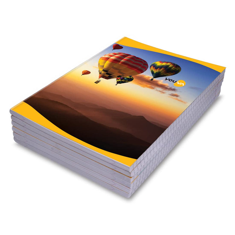 Navneet YOUVA Soft Bound Long Book - A4, 276 Pages (Pack of 6)