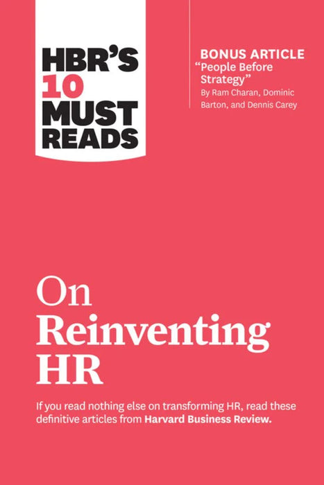 Hbr'S 10 Must Reads On Reinventing Hr by Harvard Business Review & Marcus Buckingham