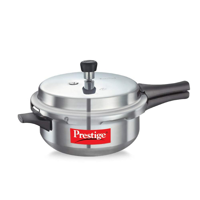 Prestige Popular Virgin Aluminium Senior Deep Pan Outer Lid Pressure Cooker, 6 L (Silver) | Eachdaykart