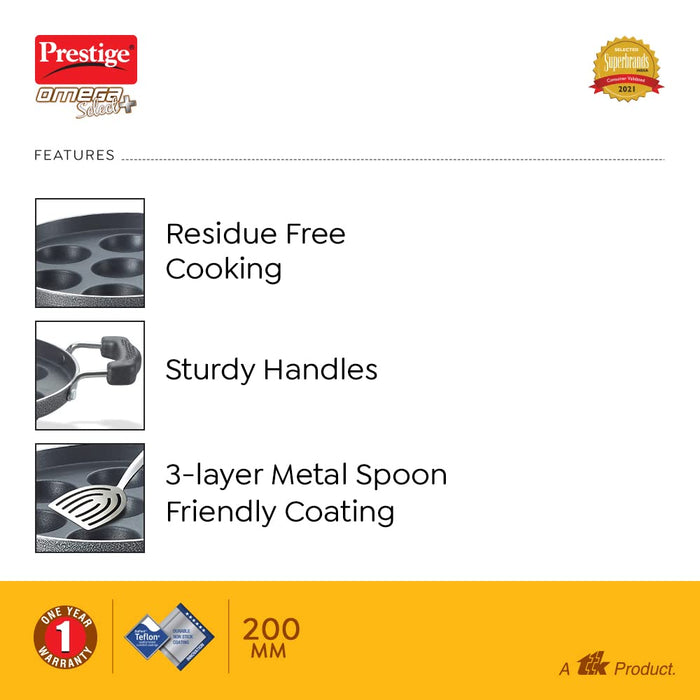 Prestige Omega Select Plus Non Stick Paniyarakkal