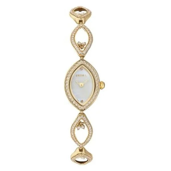 Titan Nebula Quartz Analog 18 Karat Solid Gold Watch for Women