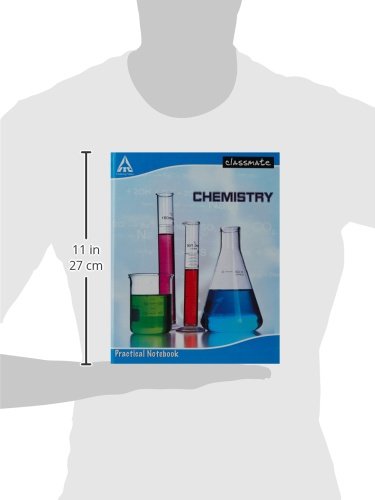 Classmate Itc Practical Notebook - Chemistry - 28 X 22 Cm, Hard Cover, Single Line (Pack Of 6) Visit the Classmate Store