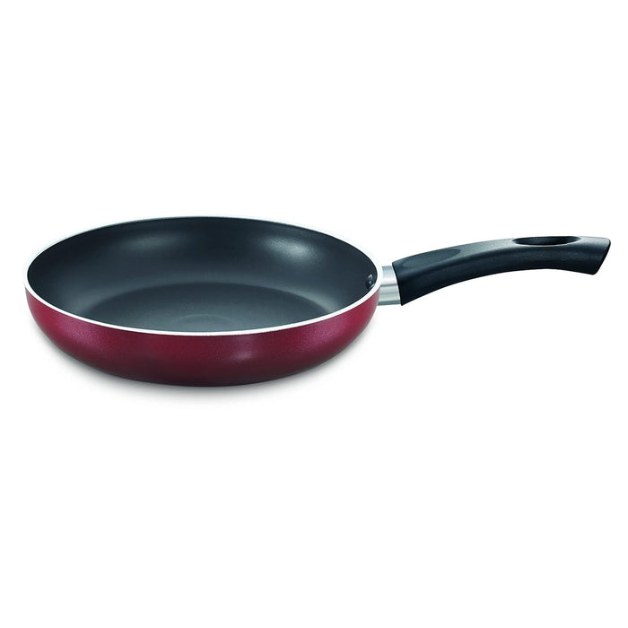 Prestige OMG DLX Sleeve Induction Base Non-Stick Aluminium Fry Pan, 24cm, Red