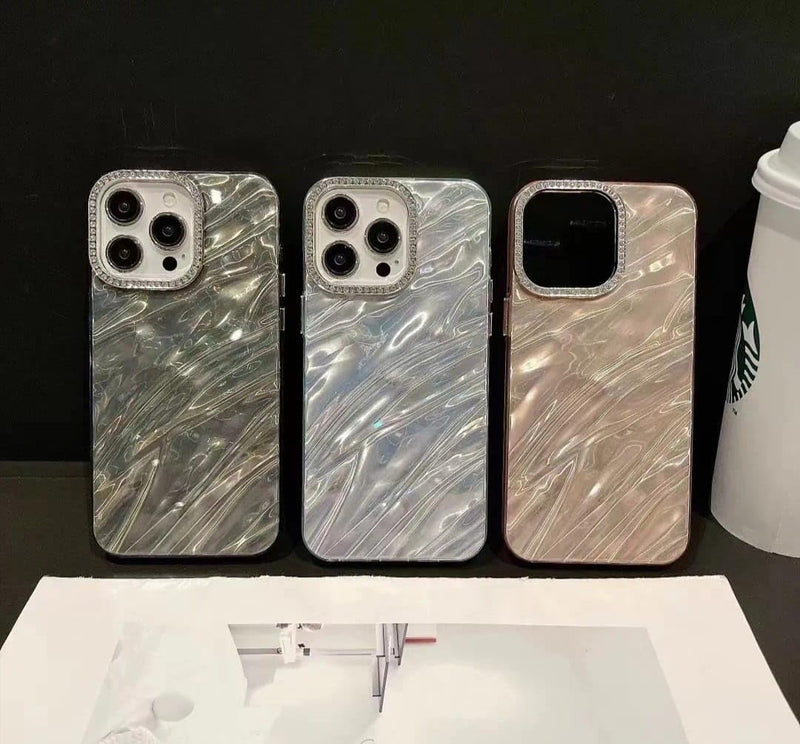 Twikka Compatible with iPhone 16 Pro Stylish Glitter Shockproof Case (Pink)