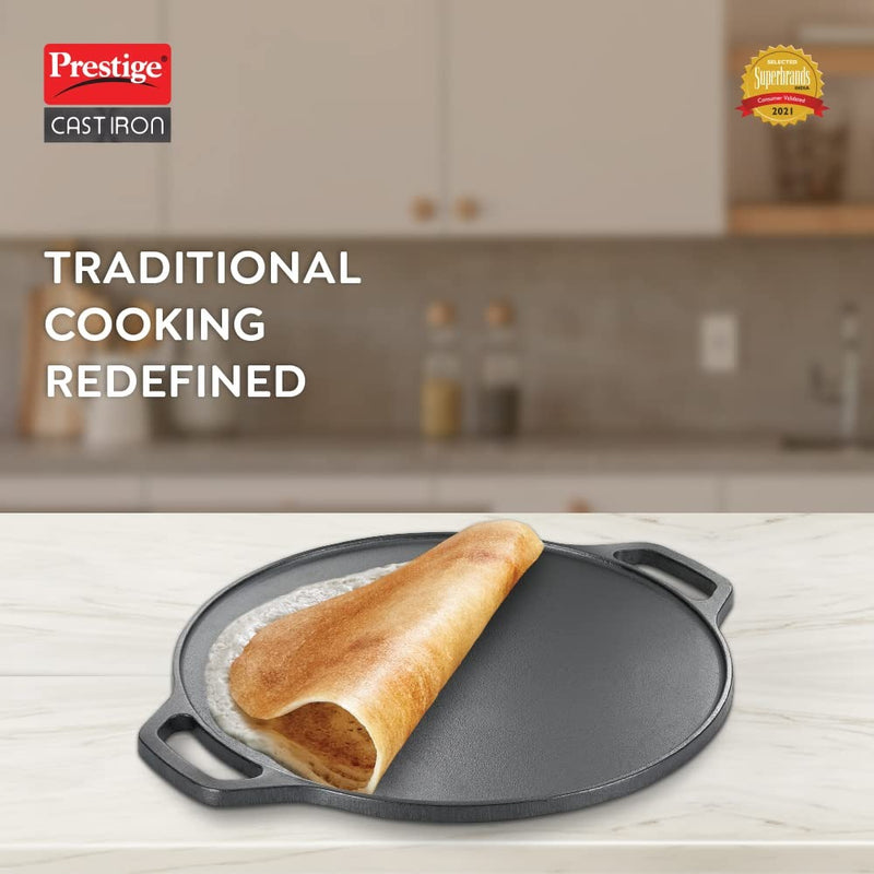 Prestige 30 cm Cast Iron Dosa Tawa