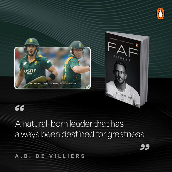 Faf Through Fire : An Autobiography by Faf Du Plessis in Paperback