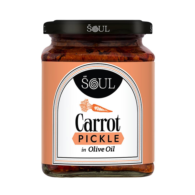 Soul Carrot Pickle in Olive Oil 265 Grams - A Flavorful Fusion Infused with Premium Olive Oil