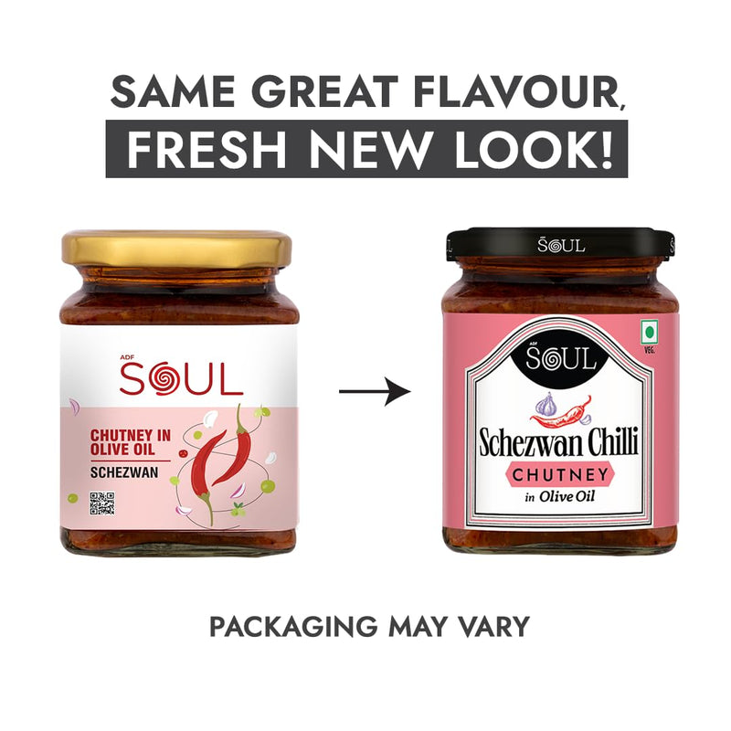 ADF Soul Chilli Chutney in Olive Oil 265 Grams-Schezwan