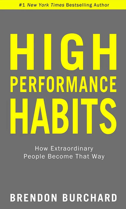 High Performance Habits by Brendon Burchard in Paperback