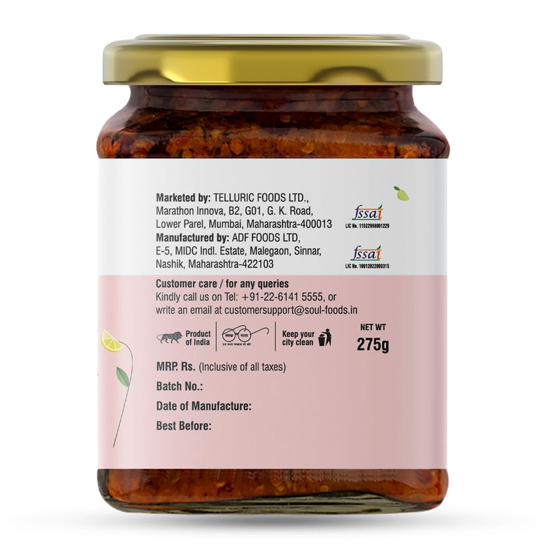 Soul Mixed Pickle in Olive Oil 275 Grams - A Diverse Fusion Infused with Premium Olive Oil