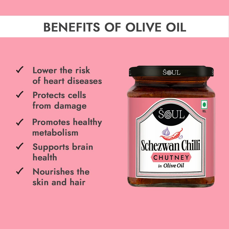 ADF Soul Chilli Chutney in Olive Oil 265 Grams-Schezwan