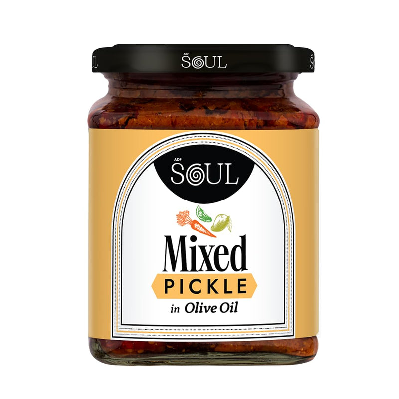 Soul Mixed Pickle in Olive Oil 275 Grams - A Diverse Fusion Infused with Premium Olive Oil