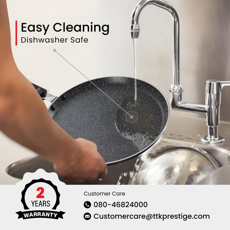 Prestige Omega Deluxe 25 cm Granit-Dosa-Tawa 