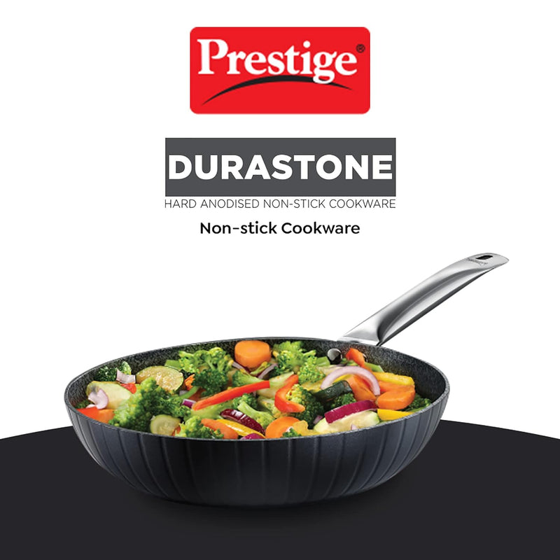 Prestige Durastone 20Cm(1.1L) Hard Anodised Non-Stick Fry Pan