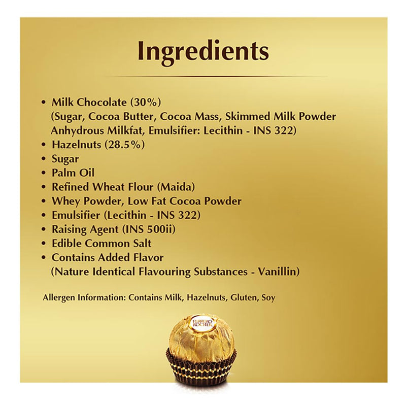 Ferrero Rocher T8 Hazelnut 100 Grams
