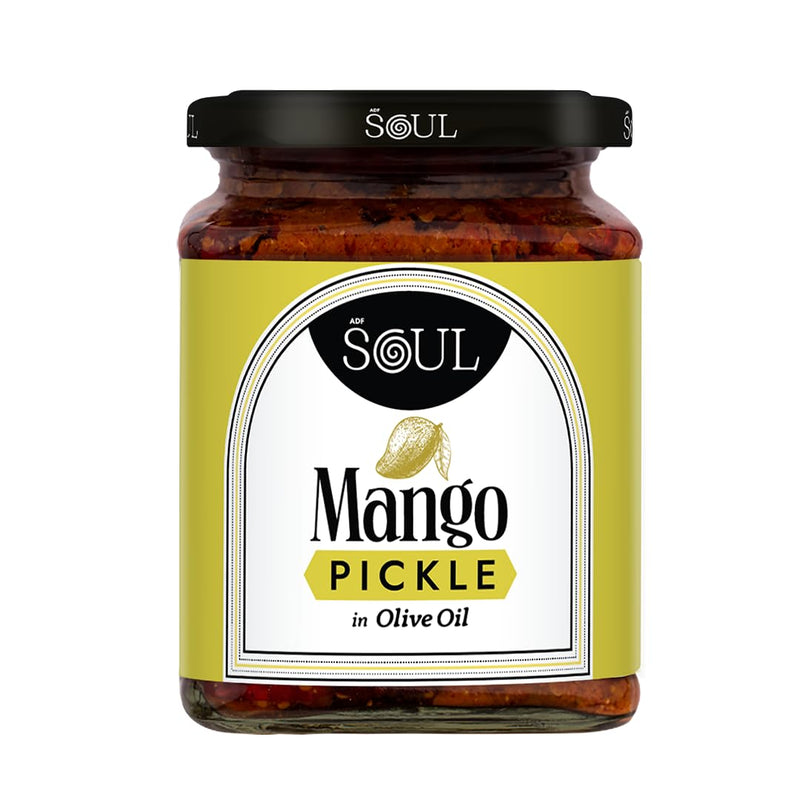 Soul Mango Pickle in Olive Oil 265 Grams - A Tangy Delight Made with Olive Oil