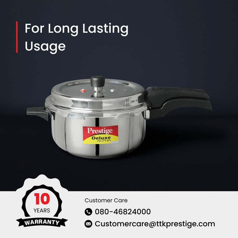 Prestige 3l Svachh Deluxe Alpha Schnellkochtopf aus Edelstahl