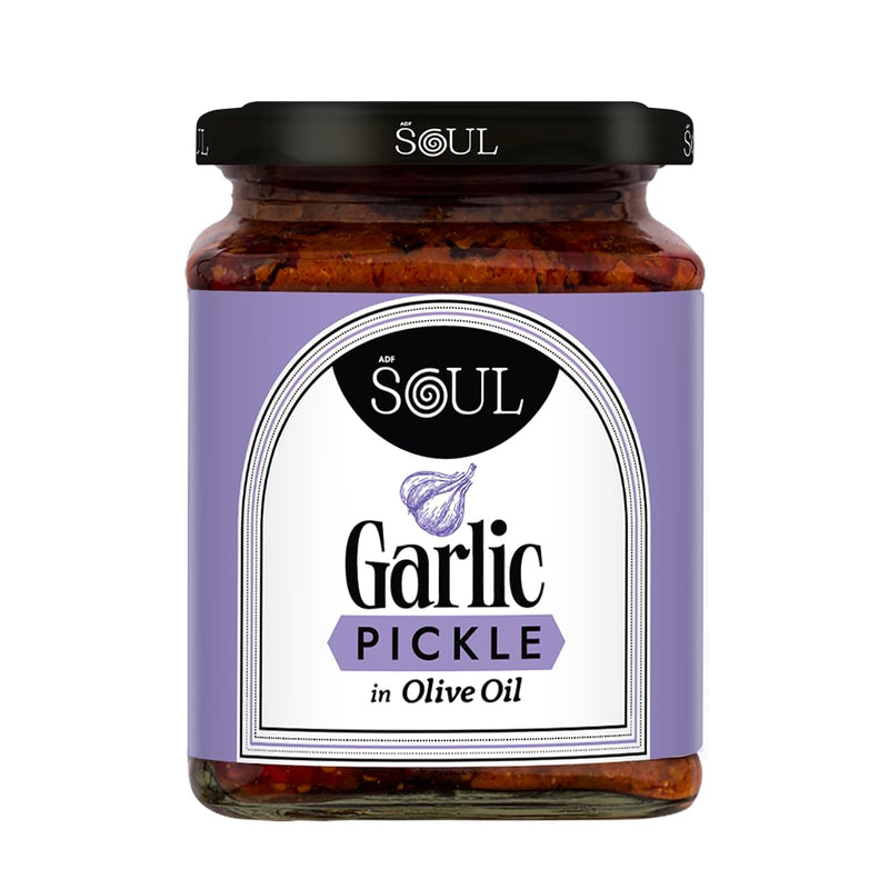 Soul Garlic Pickle in Olive Oil 275 Grams - A Flavorful Blend of Garlic Infused in Premium Olive Oil