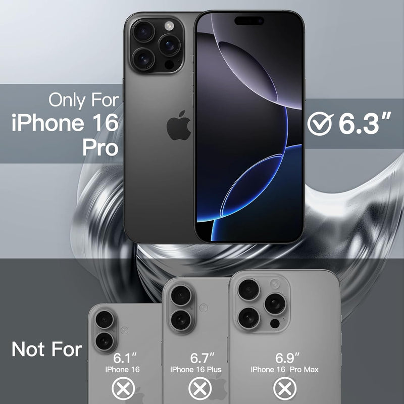 Elzzi 3D Laser Flower Case for iPhone 16 Pro (Pink, Glossy PC+TPU)