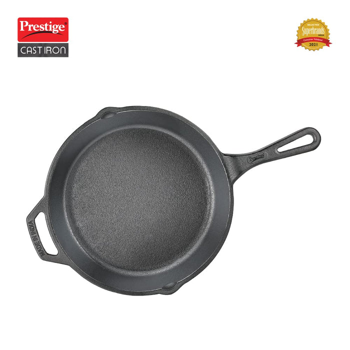 Prestige Cast Iron Fry Pan, 250 mm (Black)