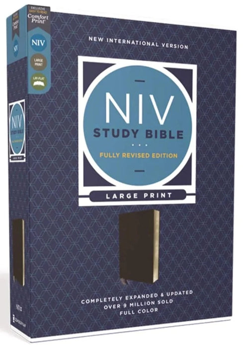 Holy Bible: New International Version, Leathersoft, Comfort Print, Reference (NIV Study Bible, Fully Revised Edition) Imitation Leather