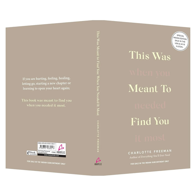 This Was Meant To Find You by Charlotte Freeman in Paperback