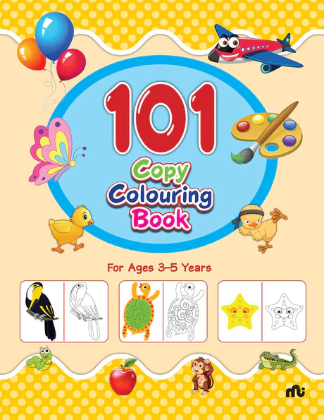 101 Copy Colouring Book by Moonstone in Paperback