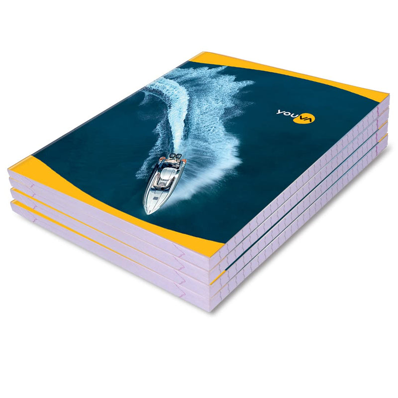 Navneet YOUVA Soft Bound Long Notebook - 388 Pages (Pack of 4)