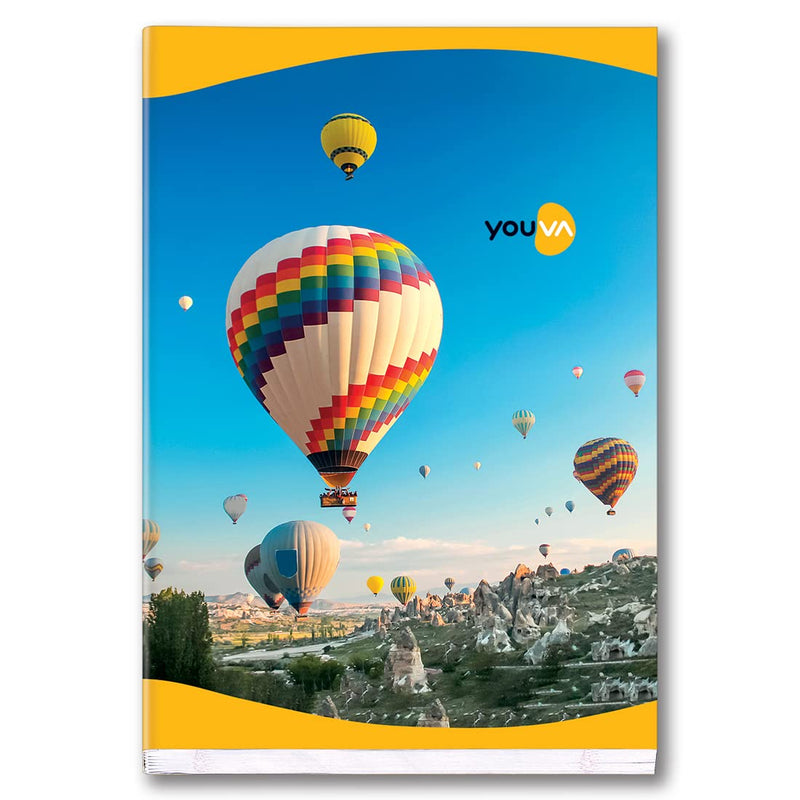 Navneet YOUVA Soft Bound Long Notebook - 388 Pages (Pack of 4)