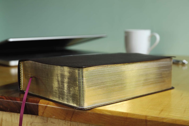 Holy Bible: NIV, NKJV, NLT & The Message – Contemporary Comparative Parallel Bible (Burgundy Bonded Leather)