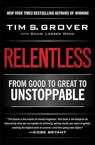 Scribner Relentless by Tim S. Grover in Paperback