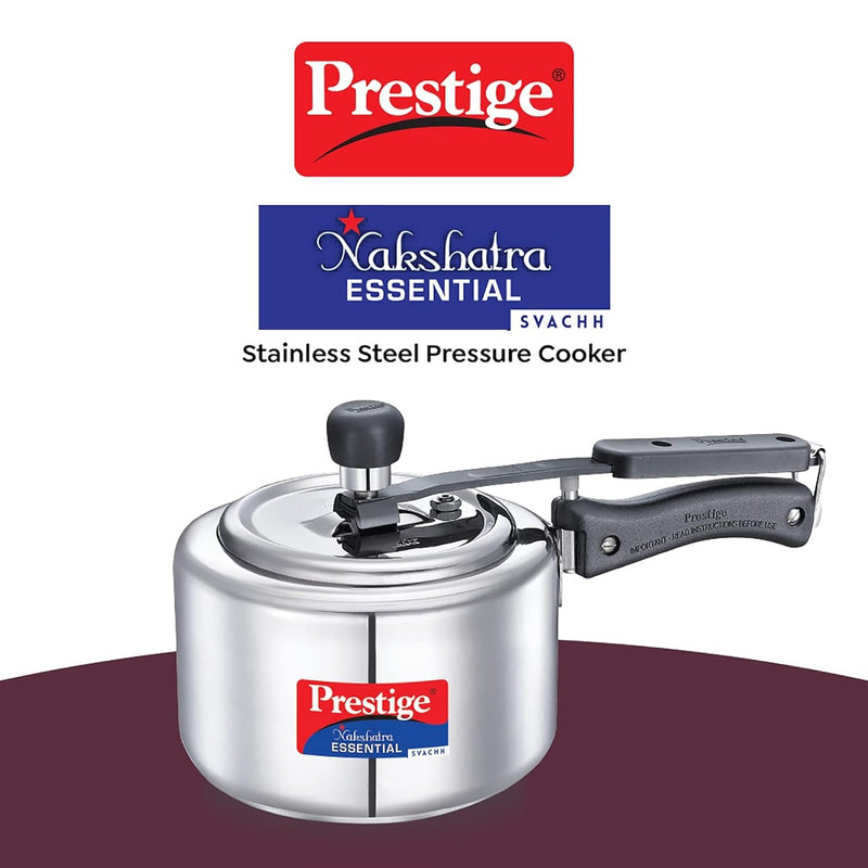 Prestige Nakshatra Essential 2L Stainless Steel Pressure Cooker