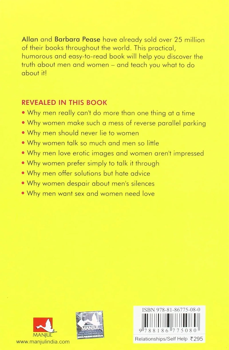 Why Men Don't Listen And Women Can't Read Maps by Allan Pease in Paperback